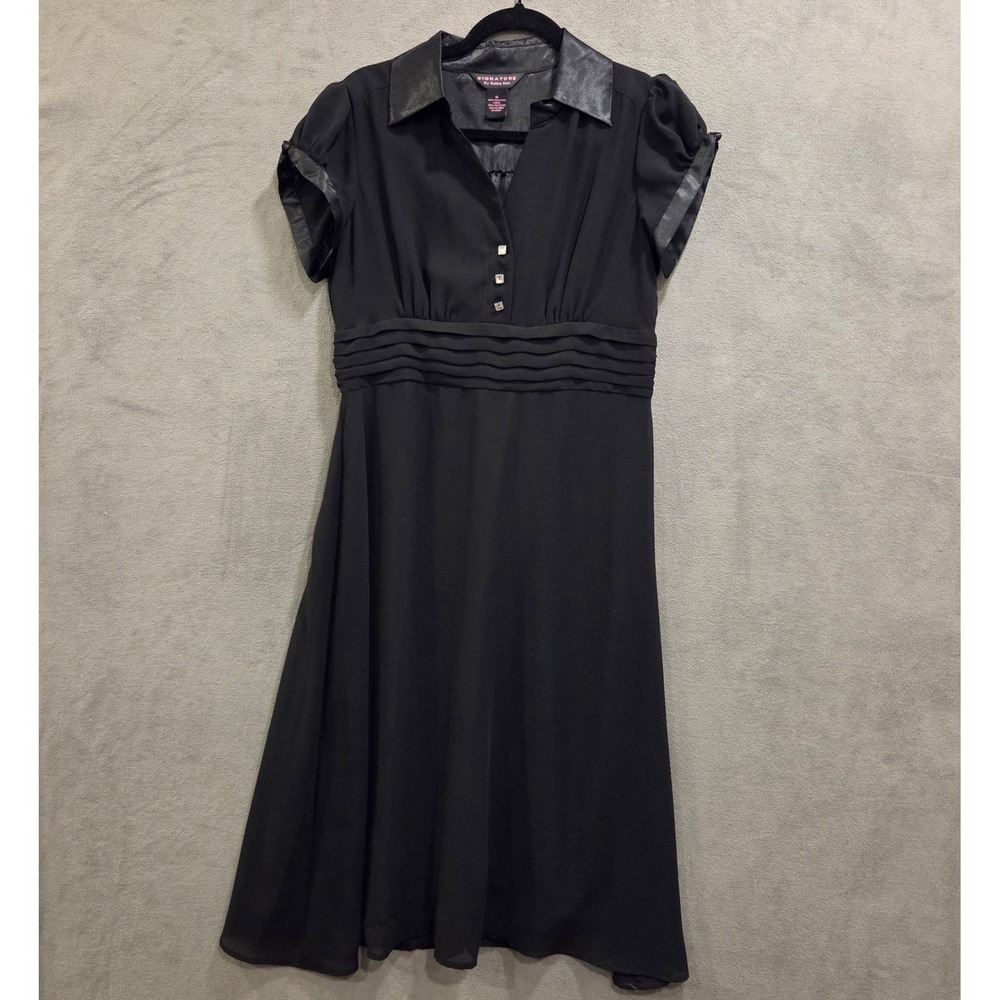 Signature by Robbie Bee Midi Dress Women's Size 10 Dark Academia Classic Party‎